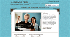 Desktop Screenshot of mountainviewmedicalweightloss.com